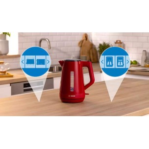 Bosch MyMoment Βραστήρας 1.7lt 2400W Κόκκινος