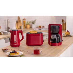 Bosch MyMoment Βραστήρας 1.7lt 2400W Κόκκινος