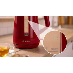 Bosch MyMoment Βραστήρας 1.7lt 2400W Κόκκινος