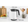 Bosch Βραστήρας 1.7lt 2400W Λευκός