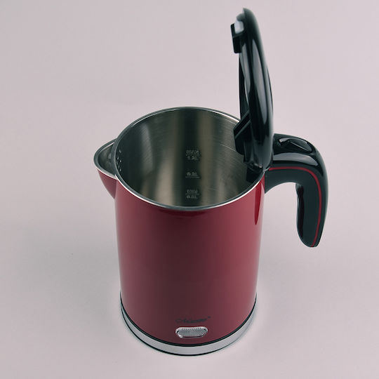 Maestro MR030 Red Βραστήρας 1.2lt 1500W Κόκκινος