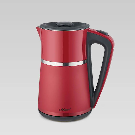 Maestro MR030 Red Βραστήρας 1.2lt 1500W Κόκκινος