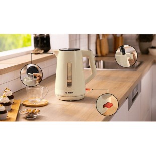 Bosch MyMoment Βραστήρας 1.7lt 2400W Μπεζ