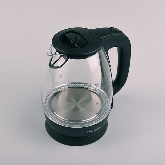 Maestro MR063 Black Βραστήρας 1.7lt 2200W Μαύρος