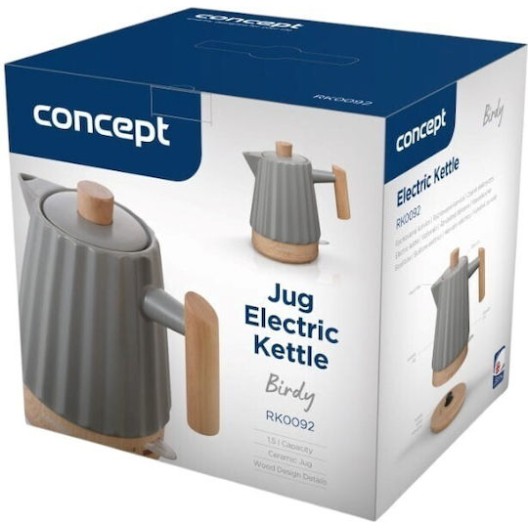 Concept Βραστήρας 1.5lt 1500W Dark Gray