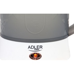Adler Βραστήρας Ταξιδίου 600ml 600W Γκρι