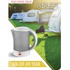 Adler Βραστήρας Ταξιδίου 600ml 600W Γκρι
