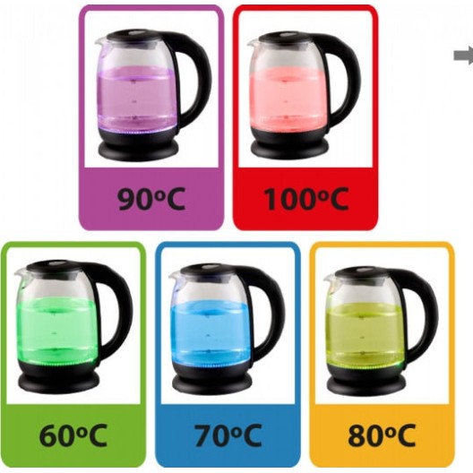 Esperanza Βραστήρας 1.7lt 2200W Μαύρος