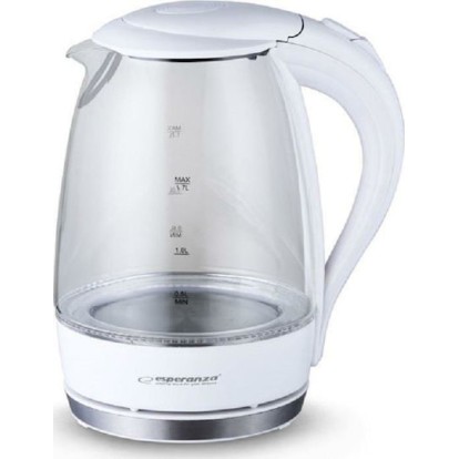 Esperanza Salto Angel Βραστήρας 1.7lt 2200W Λευκός