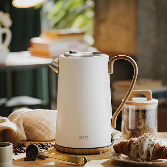 Adler Βραστήρας 1.7lt 2200W Λευκός