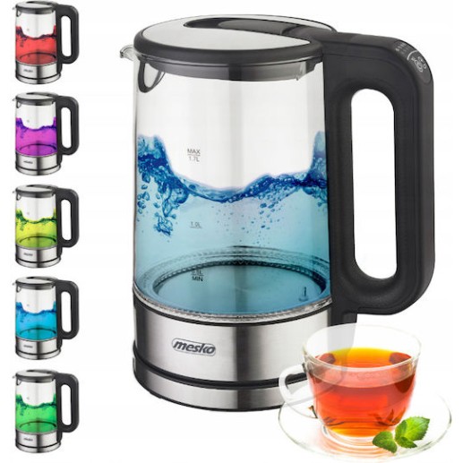 Adler Βραστήρας 1.7lt 1800W Μαύρος