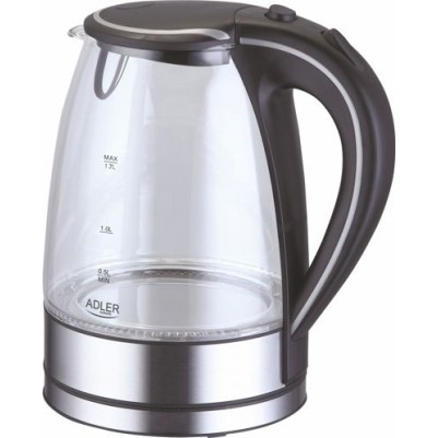Adler AD-1225 Βραστήρας 1.7lt 2000W Μαύρος