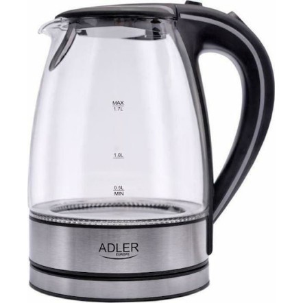 Adler AD-1225 Βραστήρας 1.7lt 2000W Μαύρος