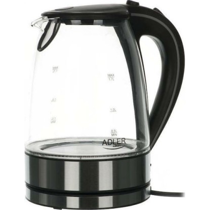 Adler AD-1225 Βραστήρας 1.7lt 2000W Μαύρος
