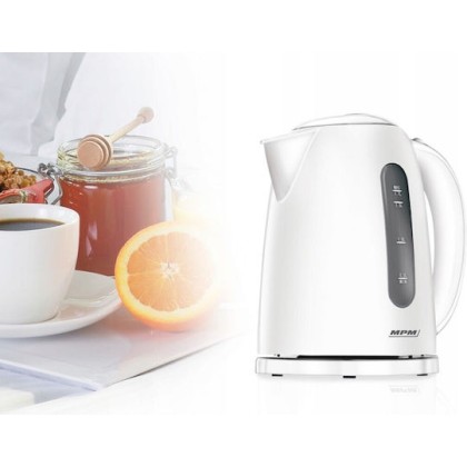 MPM Βραστήρας 1.7lt 2200W Λευκός