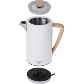 Adler Βραστήρας 1.7lt 1347W Λευκός
