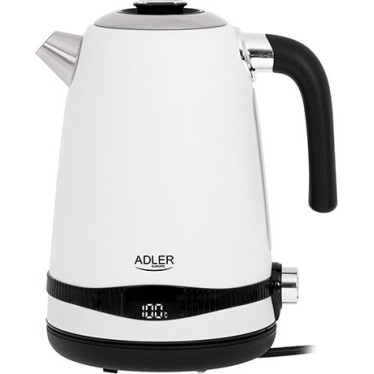 Adler AD 1295W Βραστήρας 1.7lt 2200W Λευκός