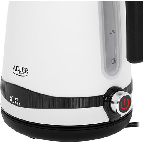 Adler AD 1295W Βραστήρας 1.7lt 2200W Λευκός