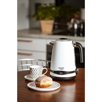 Adler AD 1295W Βραστήρας 1.7lt 2200W Λευκός