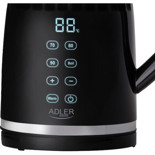 Adler Βραστήρας 1.7lt 1850W Μαύρος