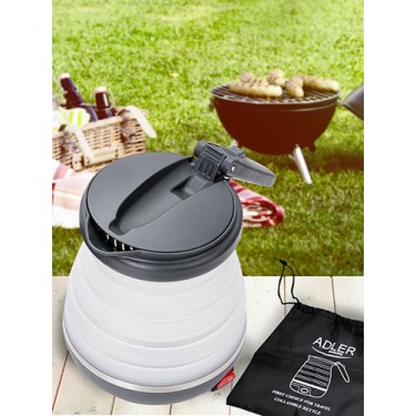 Adler Βραστήρας Ταξιδίου 600ml 750W Λευκός