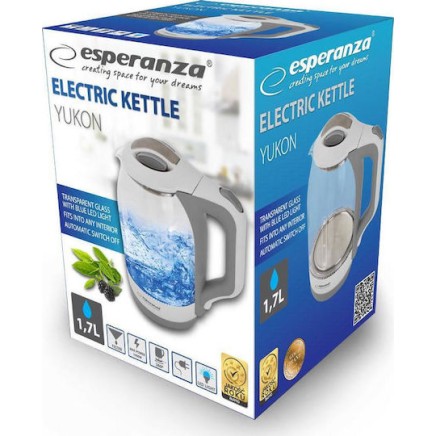 Esperanza Βραστήρας 1.7lt 1500W Λευκός