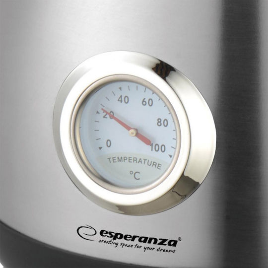 Esperanza Βραστήρας 1.7lt 2200W Ασημί