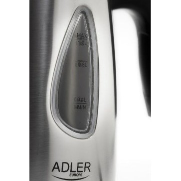 Adler Βραστήρας 1lt 1500W Ασημί
