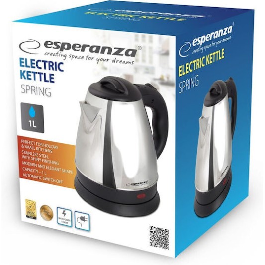 Esperanza Βραστήρας 1lt 1350W Γκρι