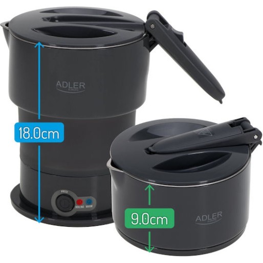 Adler Βραστήρας 600ml 600W Dark grey
