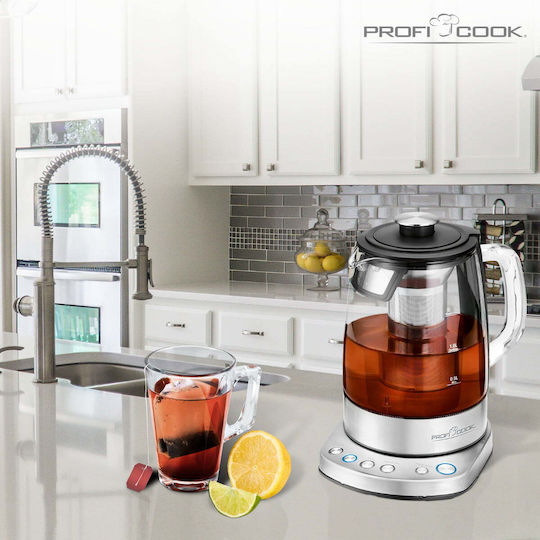 Profi Cook PC-WKS 1167G Βραστήρας 1.5lt 2200W Γκρι