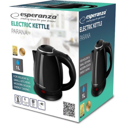 Esperanza Βραστήρας 1lt 1350W Μαύρος