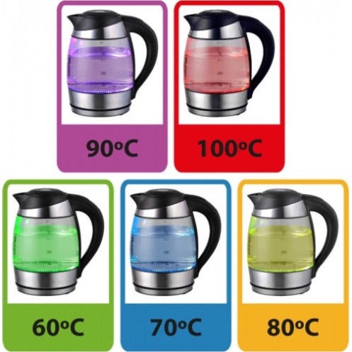 Esperanza Βραστήρας 1.7lt 2200W Ασημί