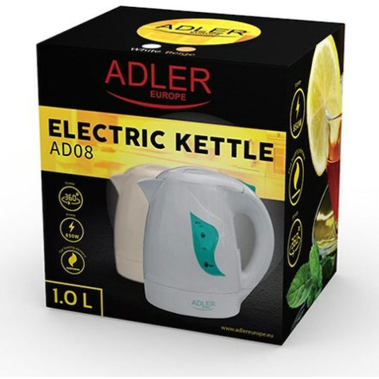 Adler Βραστήρας 1lt 850W Λευκός
