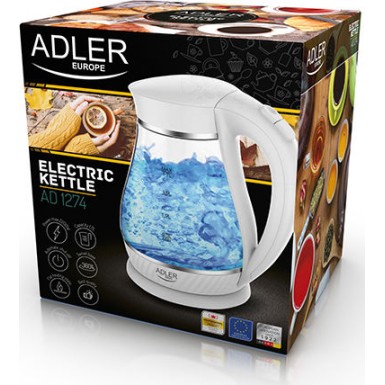 Adler Βραστήρας 1.7lt 2200W Λευκός