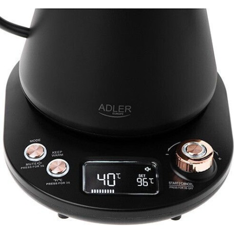 Adler Βραστήρας 1lt 1100W Μαύρος