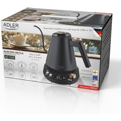 Adler Βραστήρας 1lt 1100W Μαύρος