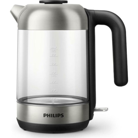 Philips Series 5000 Βραστήρας 1.7lt 2200W Ασημί