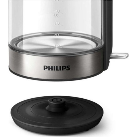 Philips Series 5000 Βραστήρας 1.7lt 2200W Ασημί