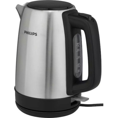 Philips Daily Collection Βραστήρας 1.7lt 2200W Ασημί