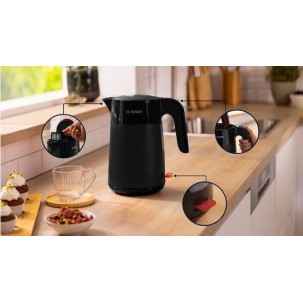 Bosch Mymoment Βραστήρας 1.7lt 2400W Μαύρος