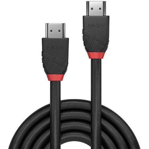 Lindy Line Cable HDMI male - HDMI male 3m Μαύρο