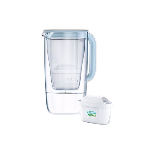 Brita Maxtra Κανάτα Σερβιρίσματος Γυάλινη White με Φίλτρο 2500ml
