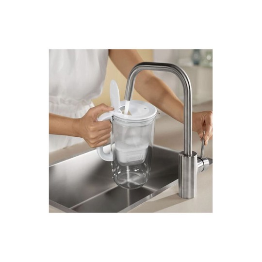 Brita Maxtra Κανάτα Σερβιρίσματος Γυάλινη White με Φίλτρο 2500ml