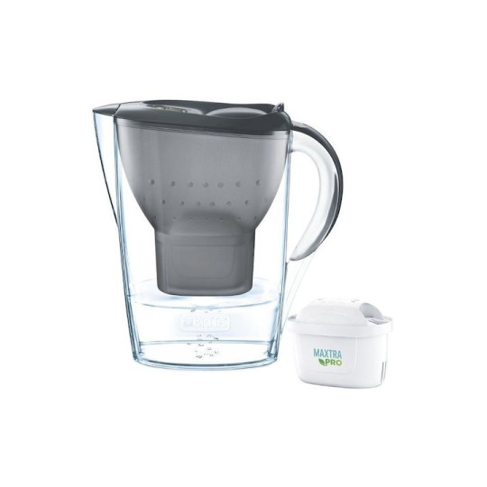 Brita Marella Κανάτα Σερβιρίσματος Πλαστική Graphite με Φίλτρο 2400ml