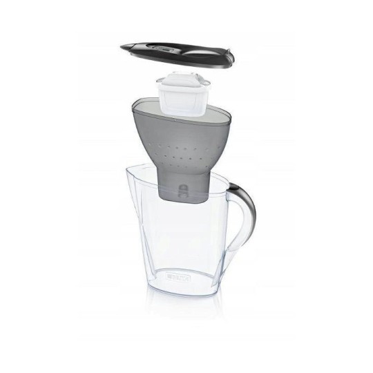 Brita Marella Κανάτα Σερβιρίσματος Πλαστική Graphite με Φίλτρο 2400ml