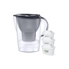 Brita Marella Κανάτα Σερβιρίσματος Πλαστική Graphite με Φίλτρο 2400ml