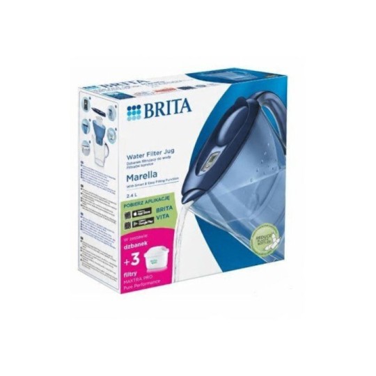 Brita Marella Κανάτα Σερβιρίσματος Blue με Φίλτρο 2400ml