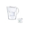 Brita Marella Κανάτα Σερβιρίσματος Πλαστική White με Φίλτρο 2400ml