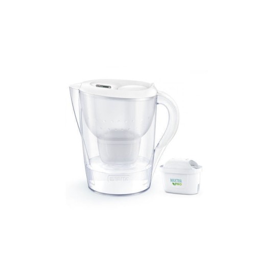 Brita Marella XL Κανάτα Σερβιρίσματος Πλαστική White με Φίλτρο 3500ml